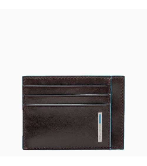 Piquadro Blue Square: Porta Carte di Credito in Pelle